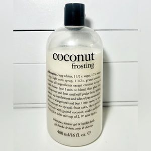 Philosophy Coconut Frosting Shampoo, Shower Gel & Bubble Bath